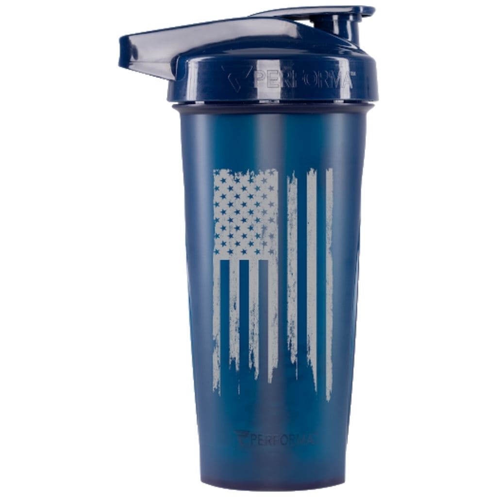 Bucked Up USA Flag Shaker Bottle