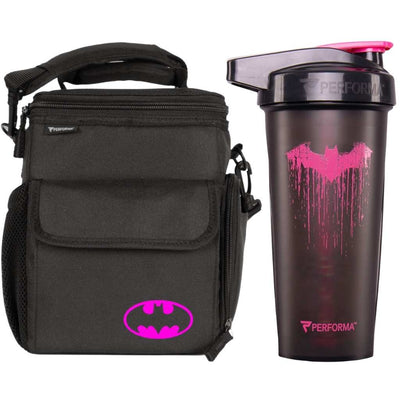 Bundle 2 Pack, 6 Meal Cooler Bag & 28oz ACTIV Shaker Cup, Batman –  PerfectShaker™